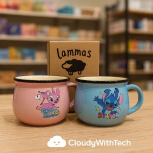 كوب سيراميك ستتش - Lammas بتصميم كرتوني مميز