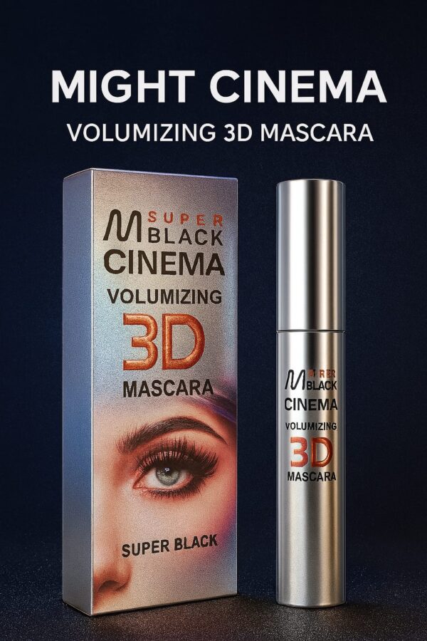 MIGHT CINEMA 3D Volumizing Mascara – سوبر بلاك